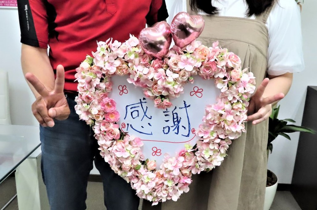 両親を安心させることができてとても嬉しいです！！ 親孝行のお二人がご成婚手続きにご来店されました💕