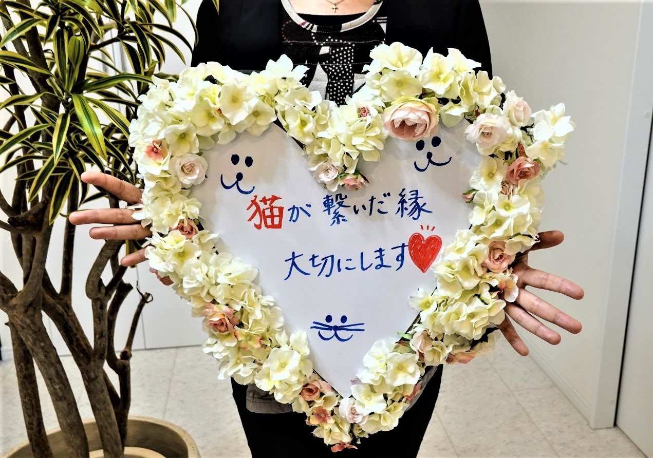 猫が繋いだ縁大切にします💗 とっても可愛い彼女がチャラい感じの彼とご成婚です＼(^o^)／