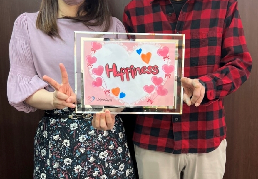 優しすぎる彼と可愛すぎる彼女のカップルが仲良くご成婚手続きにご来店されました＼(^o^)／