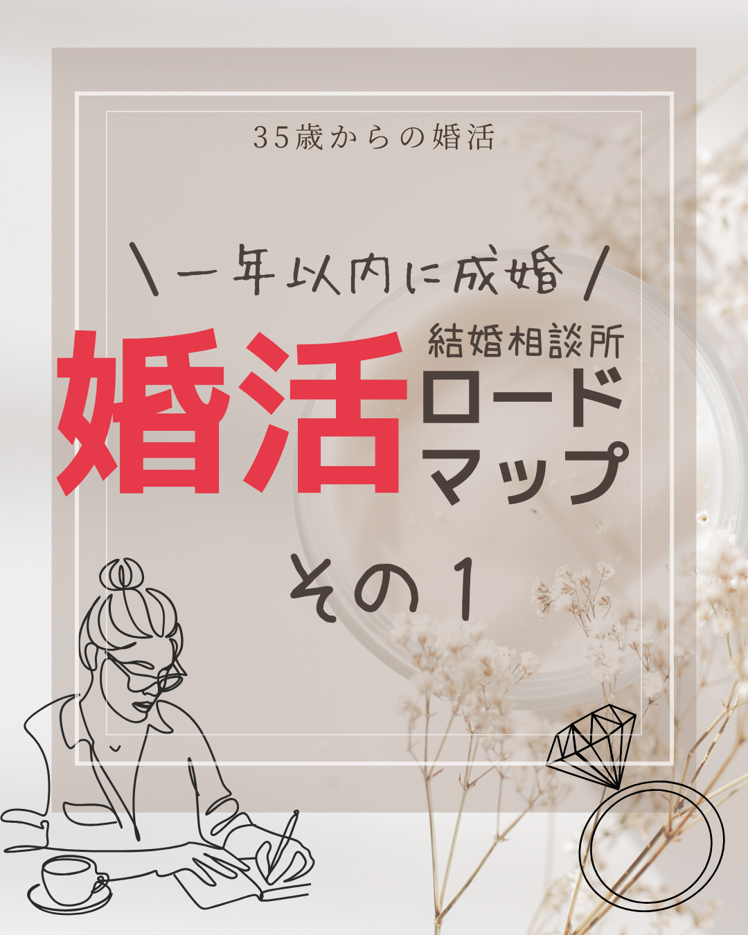 &#8220;一年以内の成婚を叶える&#8221;婚活ロードマップ🗾　その１