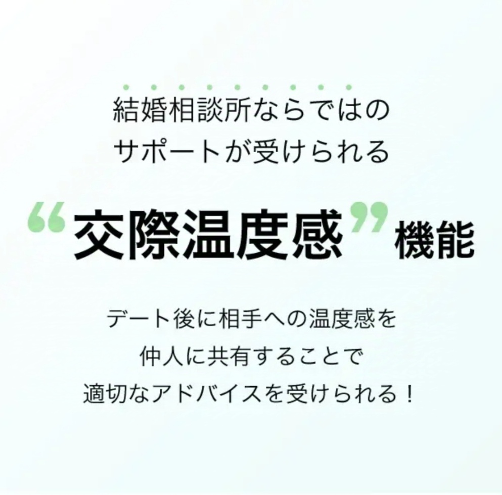 一目見てわかる「交際温度感」機能追加✨️