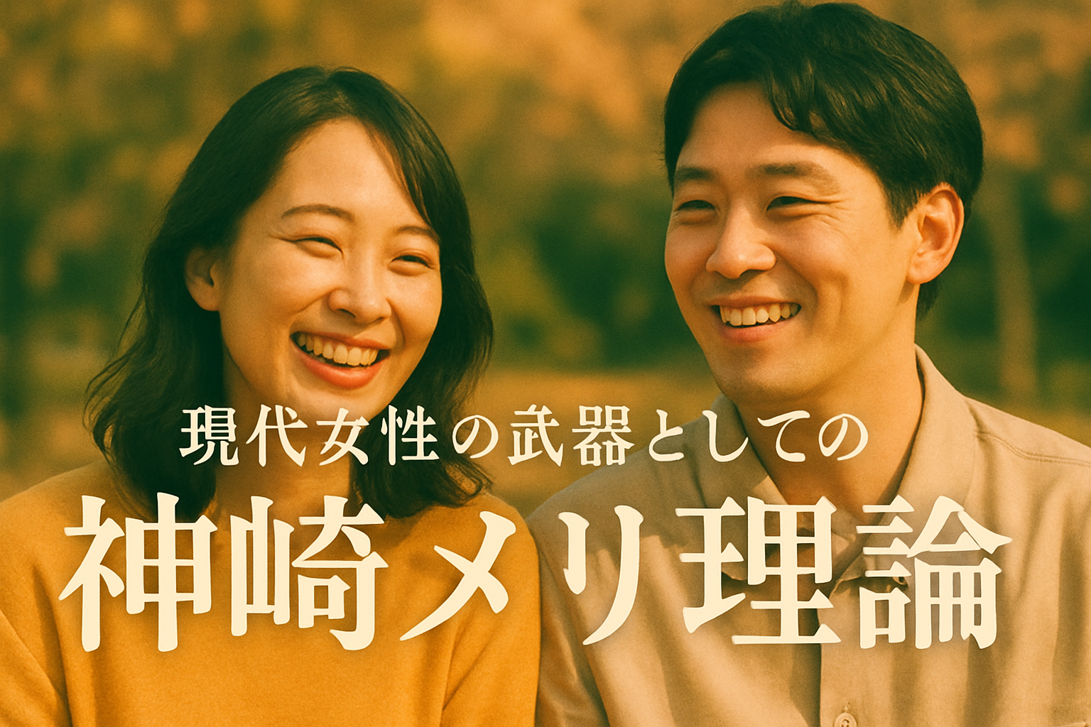 現代女性の武器としての「メリ理論」〜神崎メリ氏の視点から〜