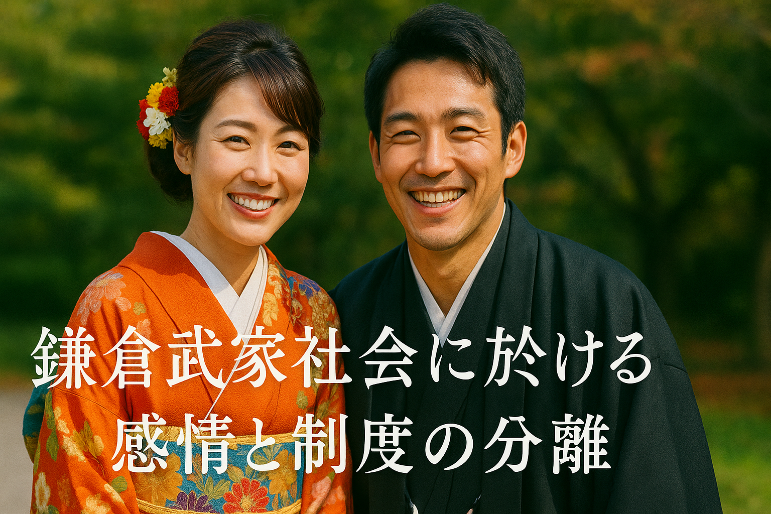 恋愛と結婚の二重構造〜鎌倉武家社会に於ける感情と制度の分離