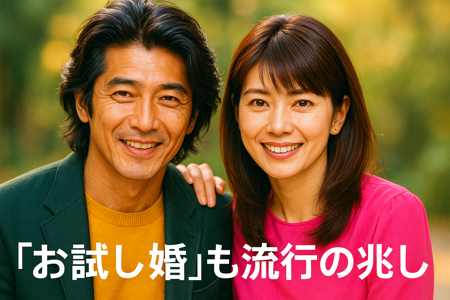 「お試し婚」も流行の兆し 〜 恋愛心理学と社会学の視点から見る現代の結婚観の変容