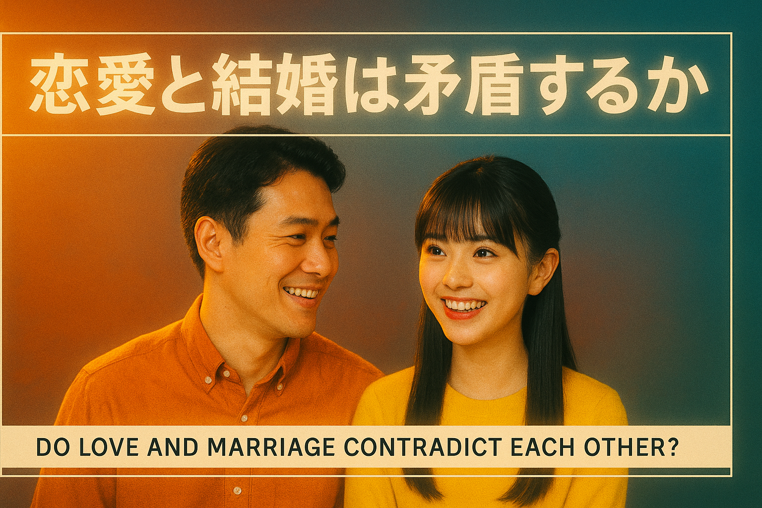 そもそも恋愛と結婚は矛盾するのか？　〜恋愛心理学及び社会学の視点から〜